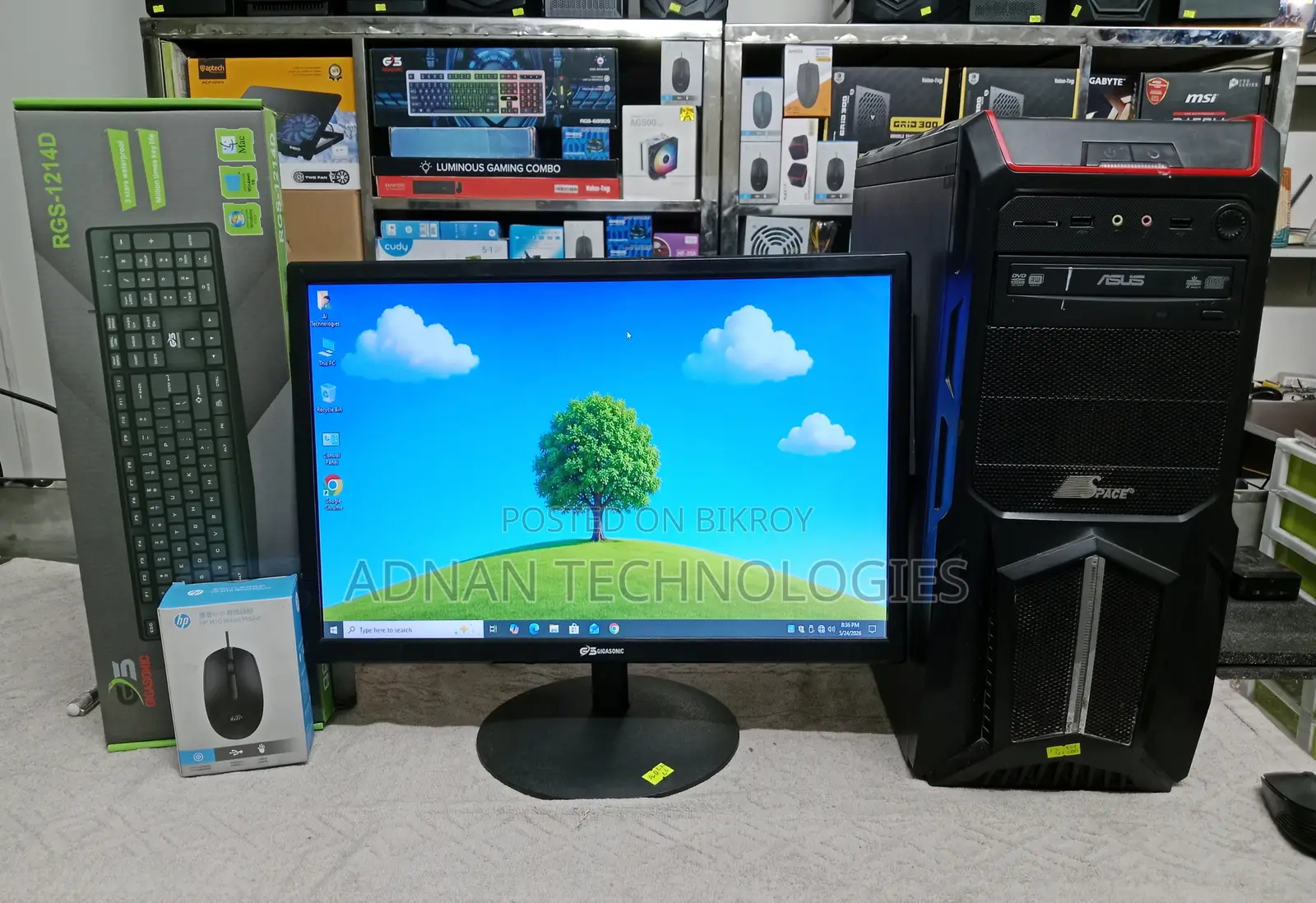 Desktop Computer 4GB Intel Core I3 HDD 500GB