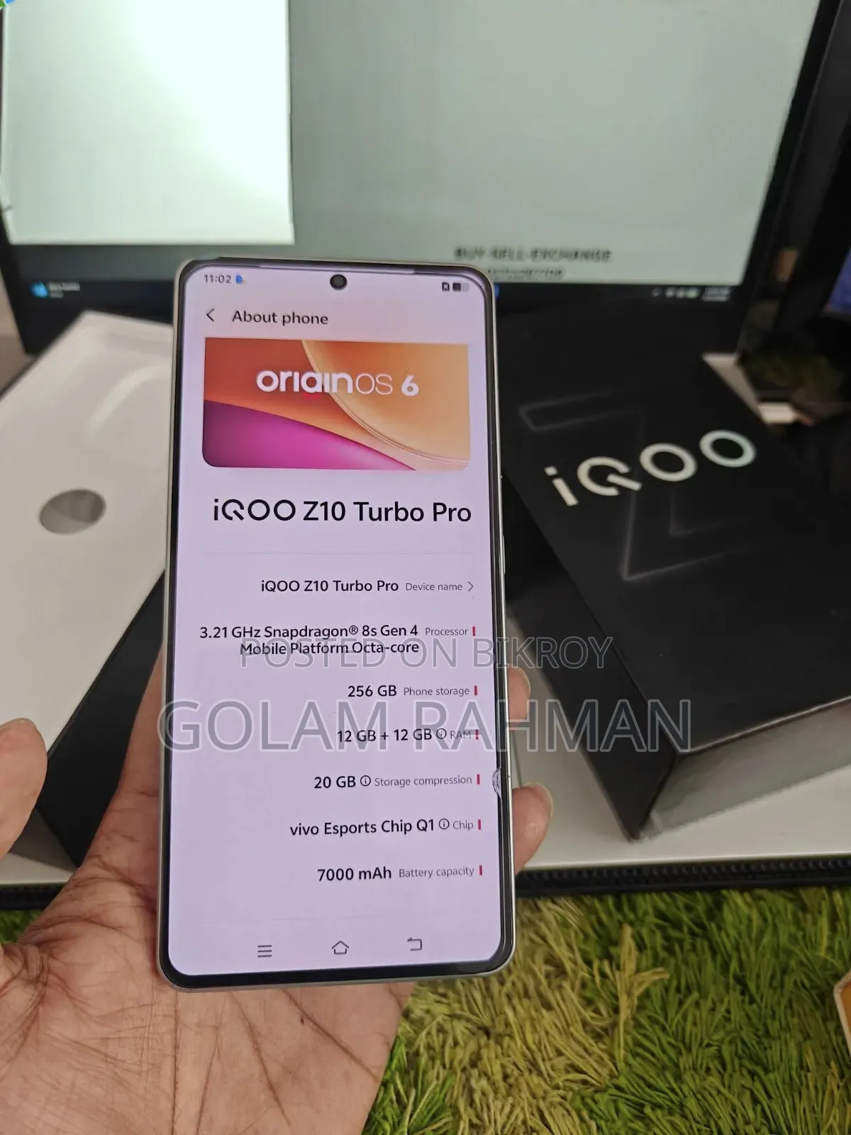 iQOO 256 GB Gray