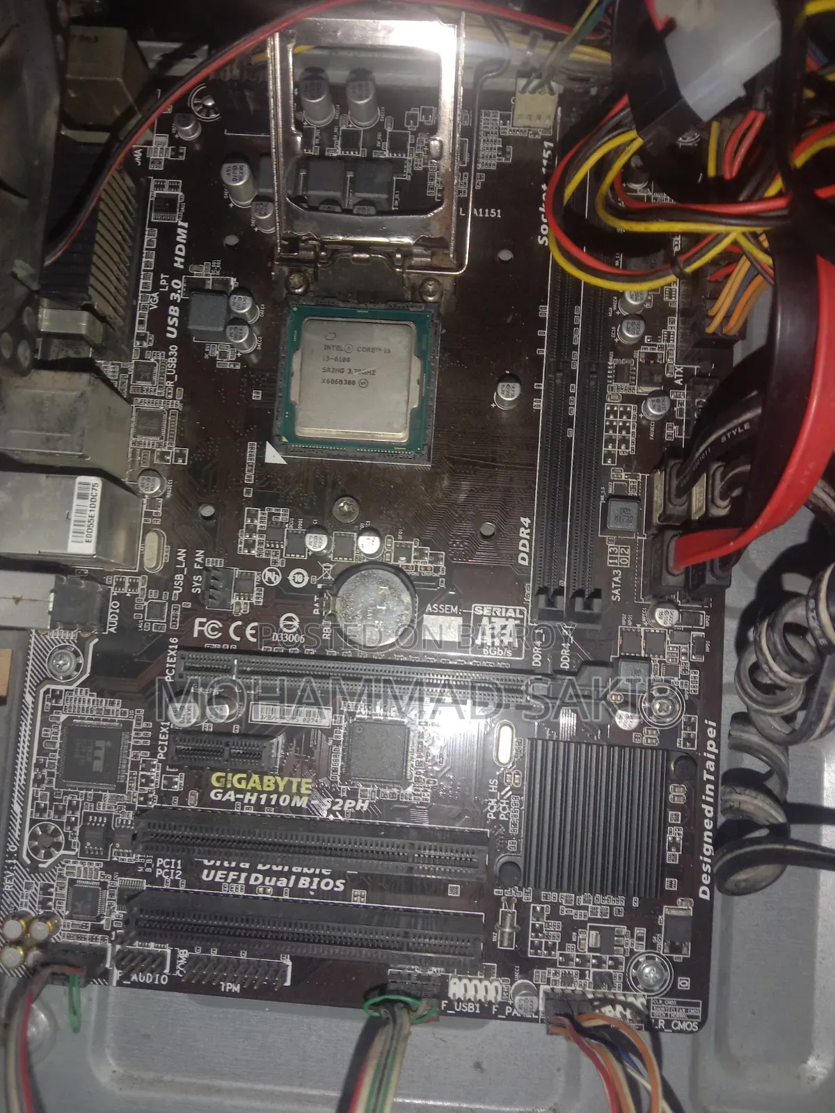 Desktop Computer Gigabyte GA-H110MSTX-HD3-ZK 8GB Intel Core I3 SSD 1T