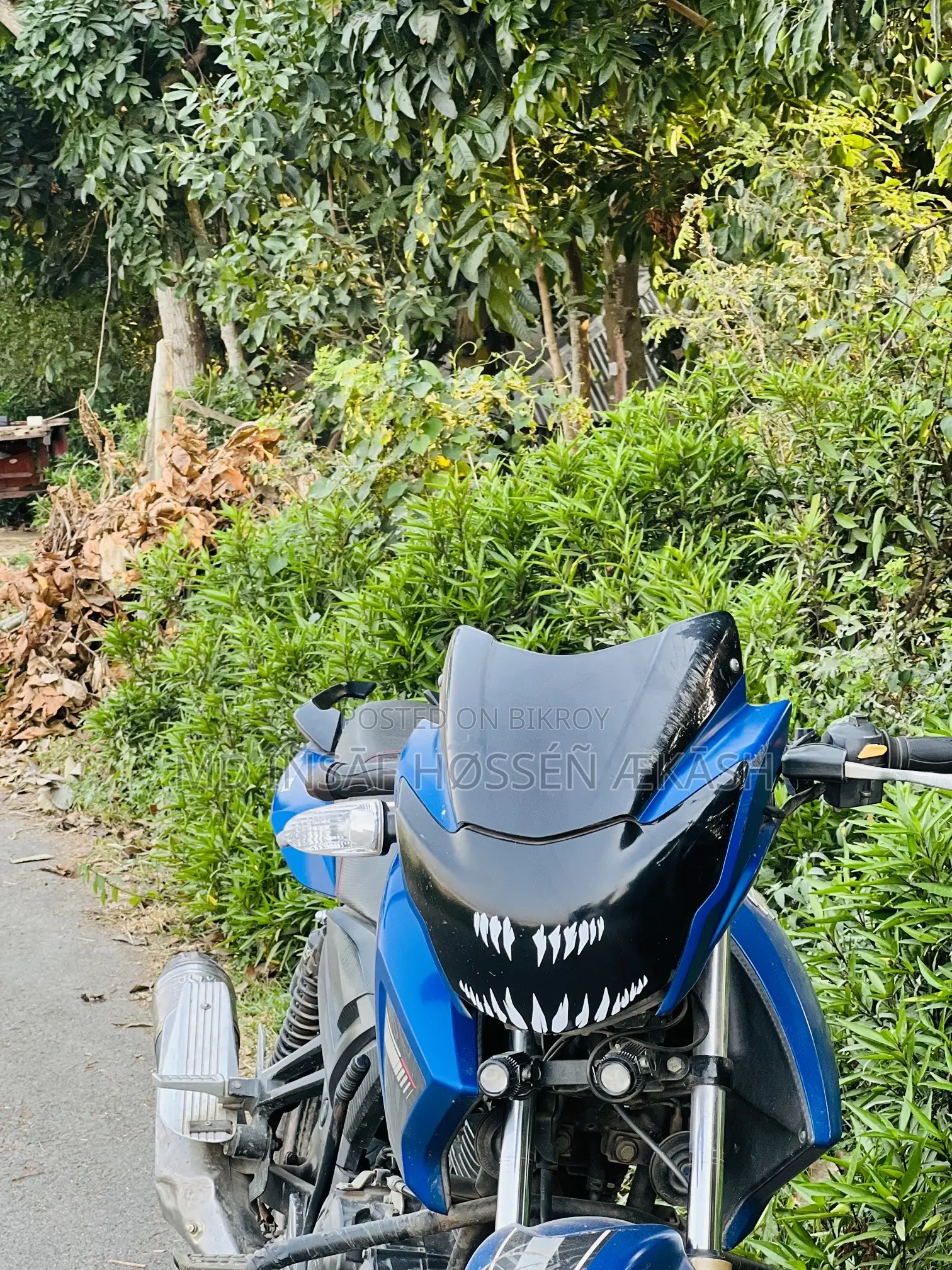 টিভিএস অ্যাপাচি আরটিআর ১৬০ ২ভি ২০২০ নীল