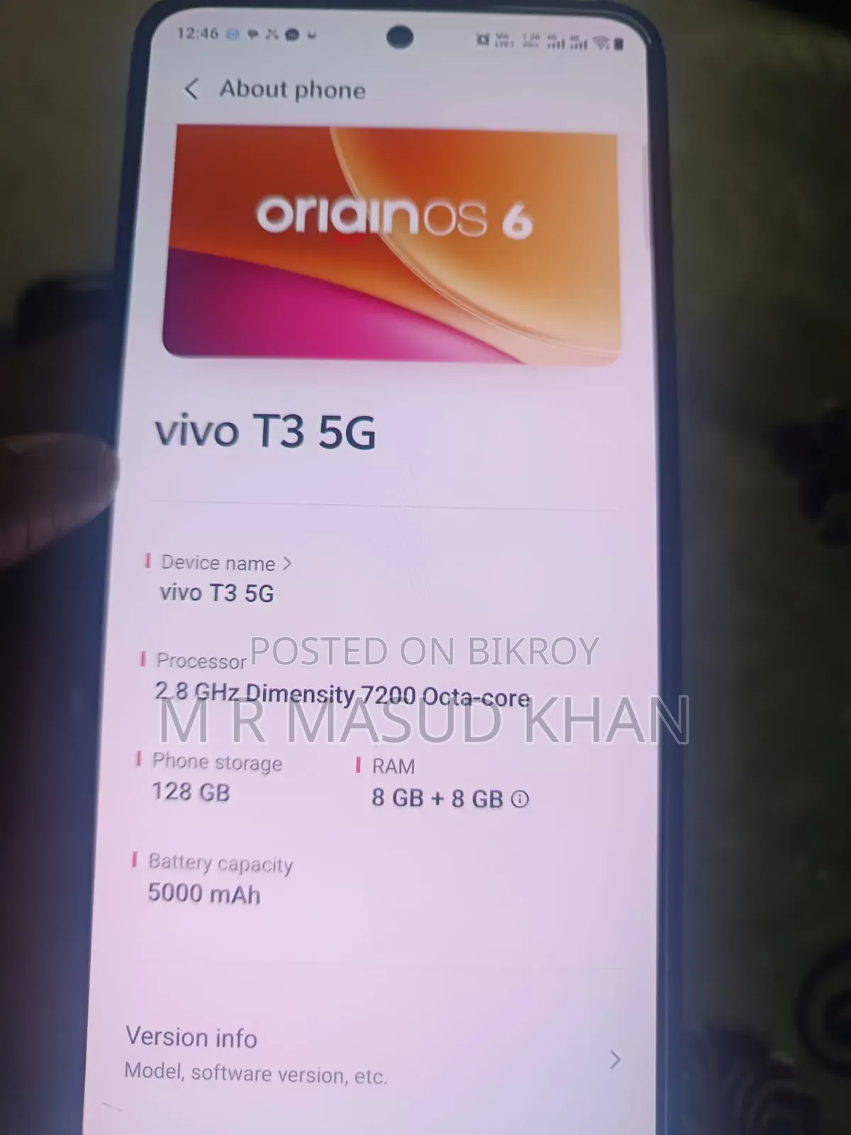 New Vivo T3 Pro 128 GB Black