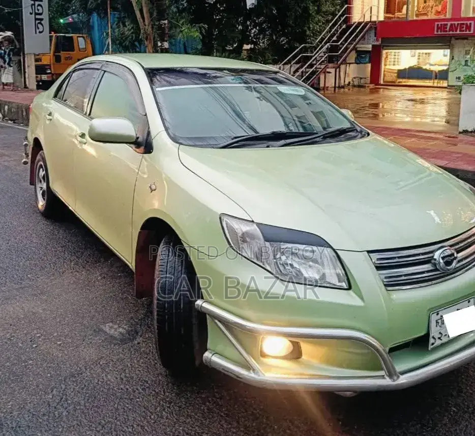 Toyota Axio 1.5 X Two Wheel Drive 2007 Green
