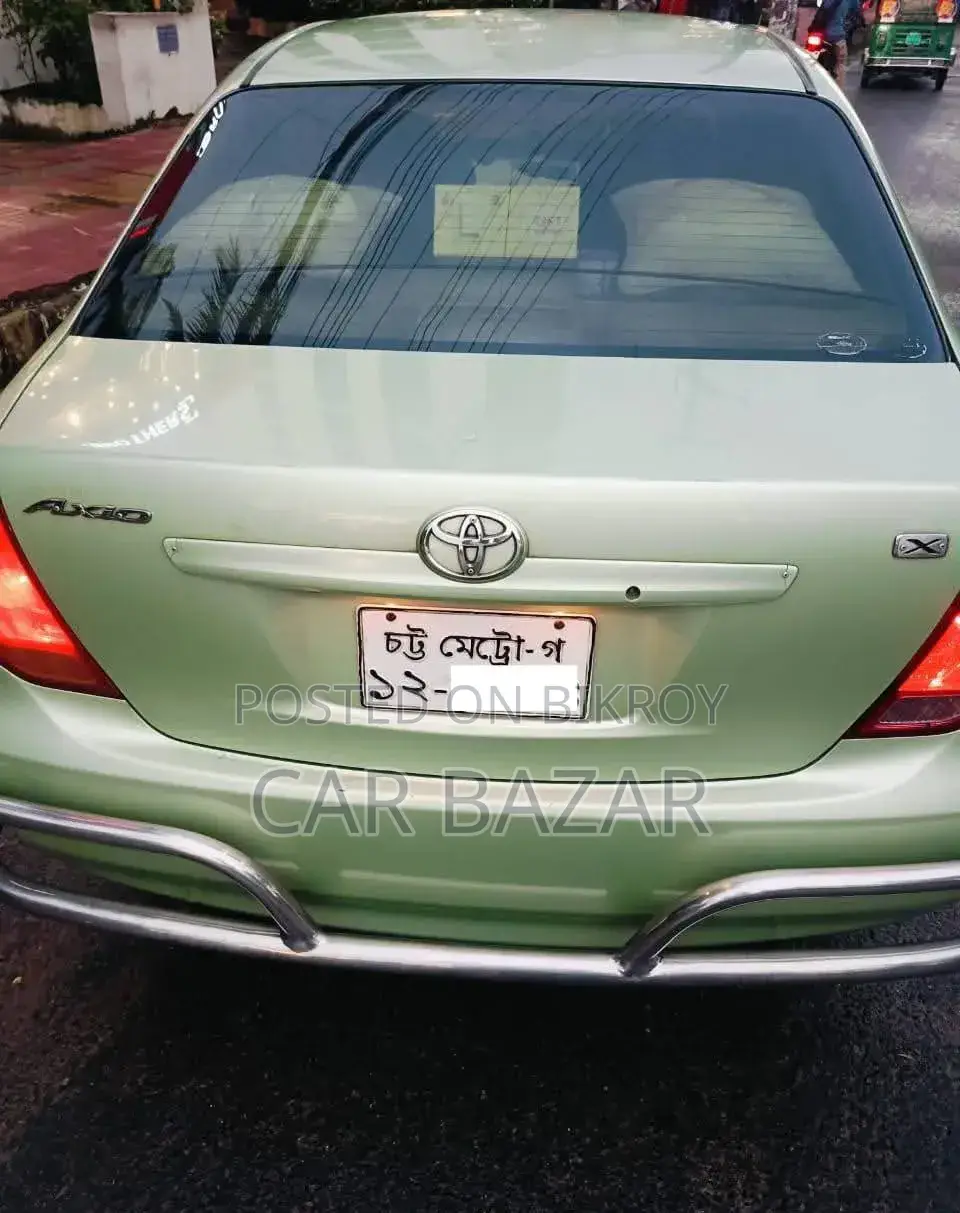 Toyota Axio 1.5 X Two Wheel Drive 2007 Green