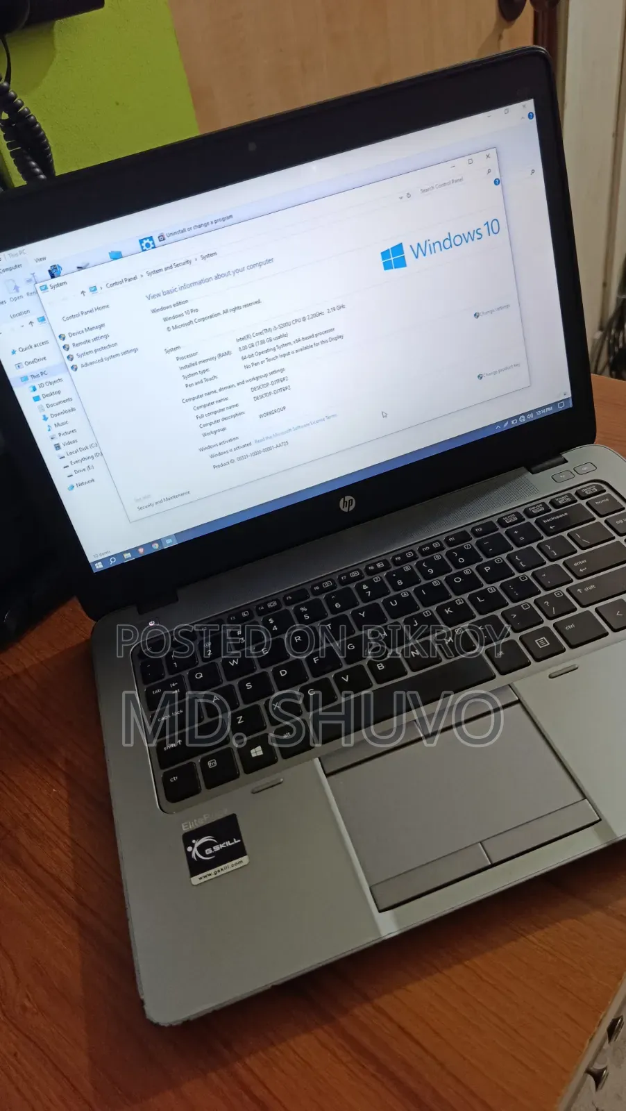 Laptop HP EliteBook 840 G2 8GB Intel Core I5 HDD+SSD 500GB