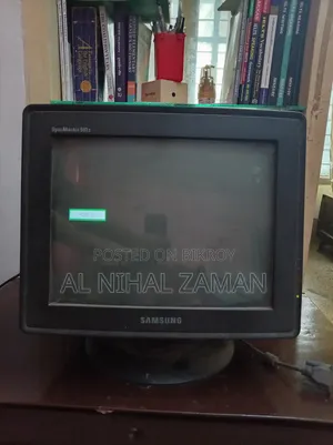 Samsung CRT মনিটর সাদা এবং কালো