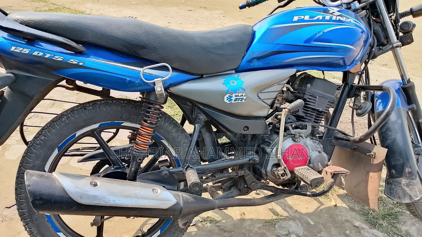 Bajaj Platina 125 2015 Blue