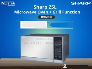 Sharp 25 Liter Microwave Oven Plus Grill Function R75mt(S)