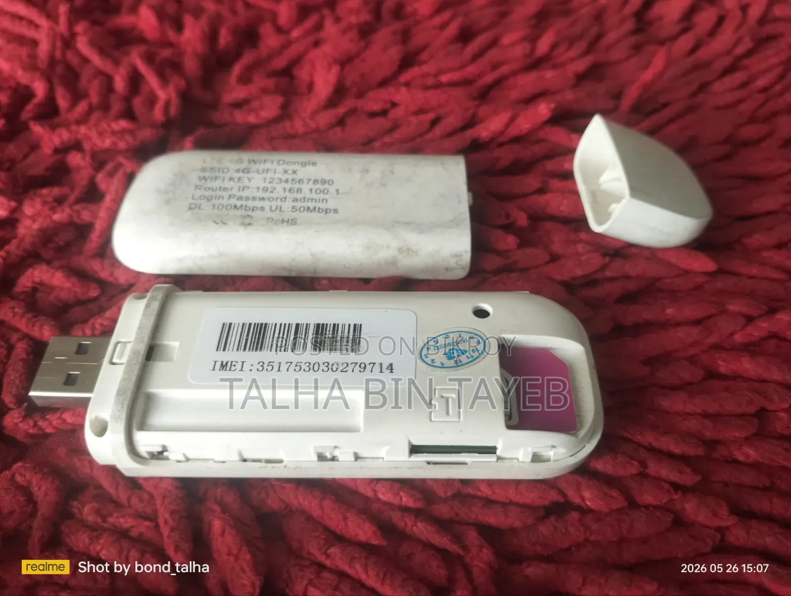 Pocket WiFi Router (All SIM Supported)