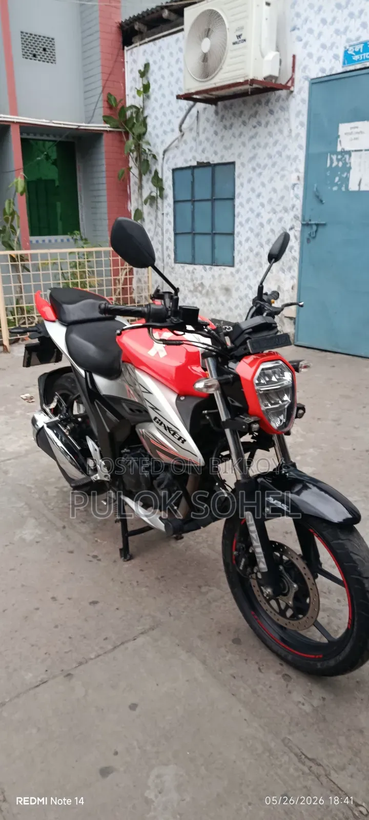 Suzuki Gixxer Fi ABS 2024 Orange