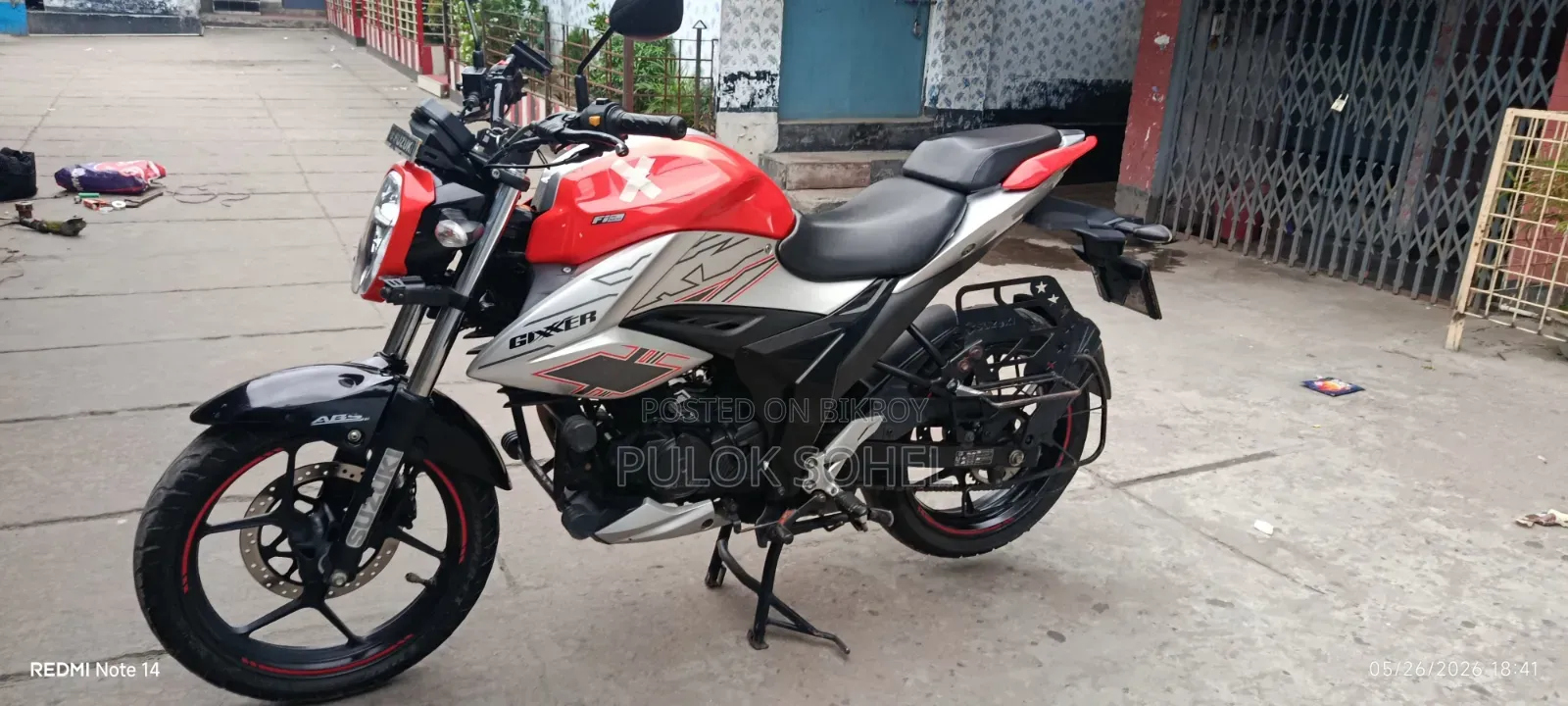 Suzuki Gixxer Fi ABS 2024 Orange