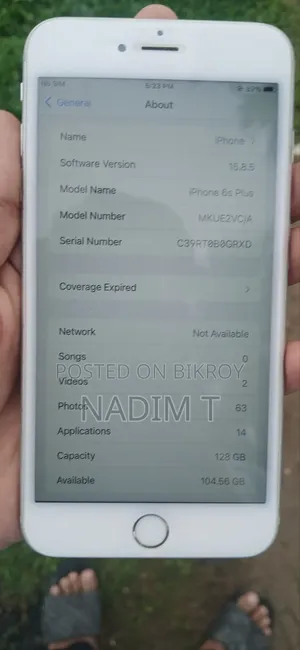 Apple iPhone 6s Plus 128 GB Silver