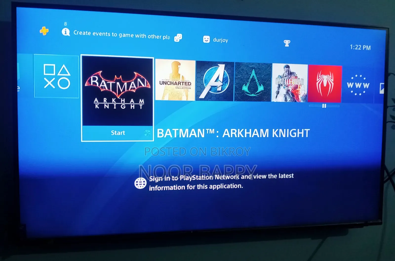 Ps4 Console, With 2 Controllers, Necessary Cables, Six Games