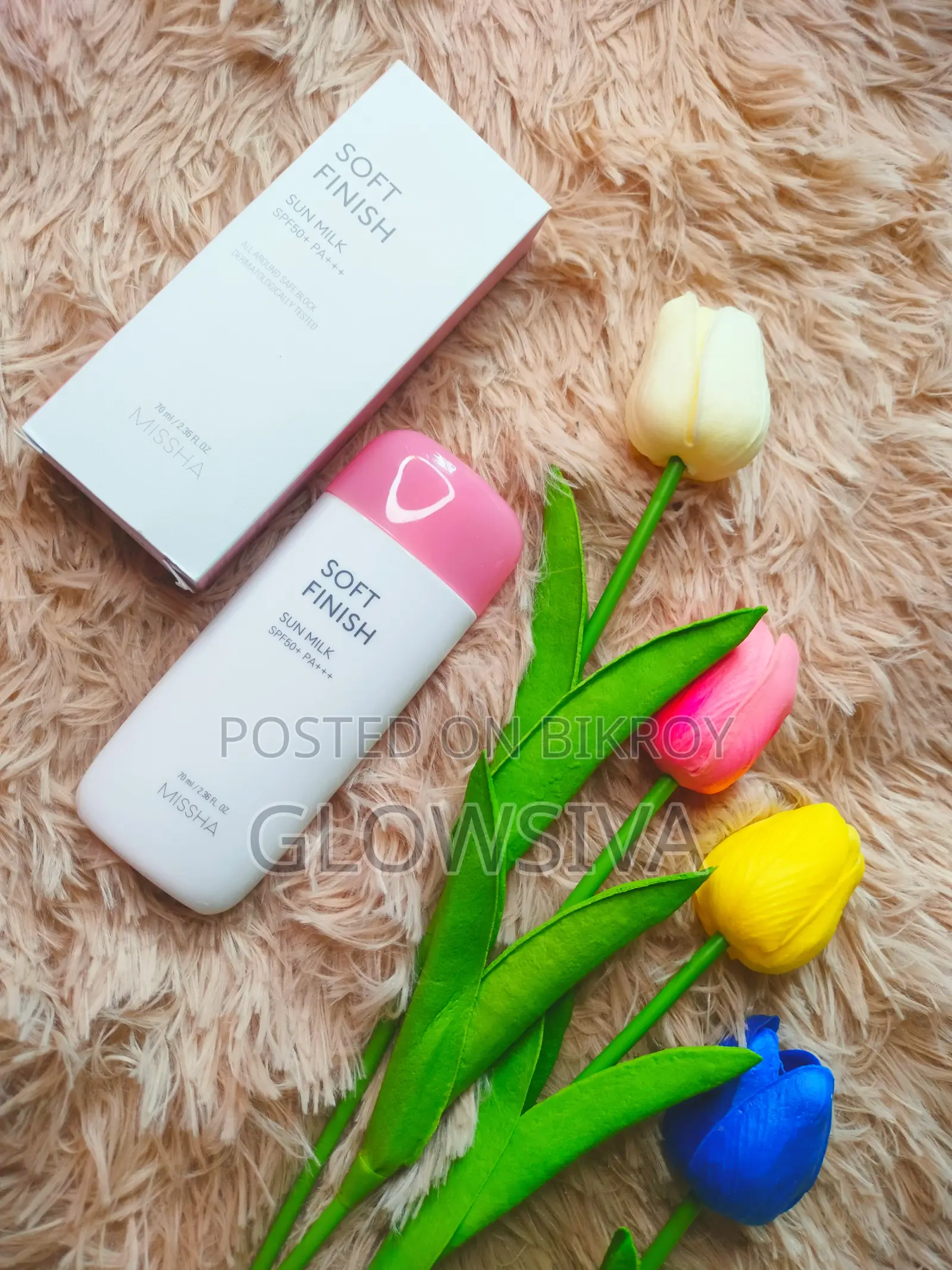 Missha Soft Finish Sun Milk Spf50+ Pa+++ 70 Ml