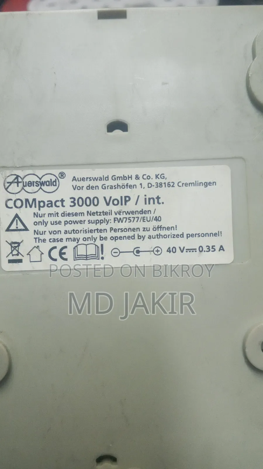 Auerswald Compact 3000 VoIP