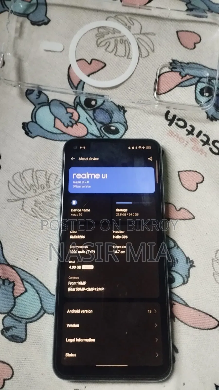 Realme Narzo 50 64 GB Blue