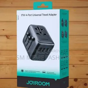 Joyroom-Tcw01 17w 4-Port Universal Travel Adapter Best Price in Bd