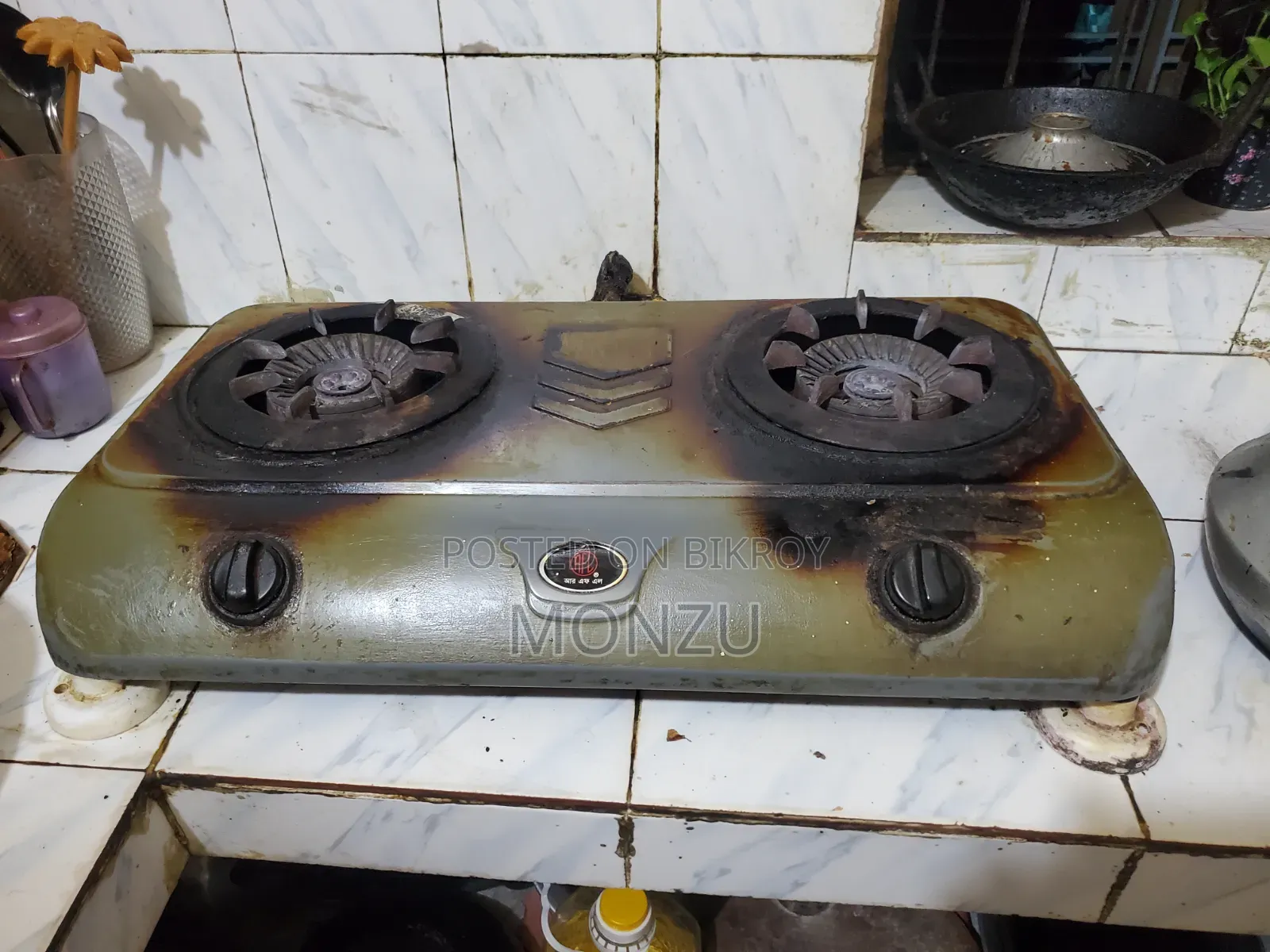 Line Gas Double Burner