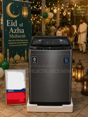 Haier 8kg Top Load Fully Automatic Washing Machine "Eid Offer"