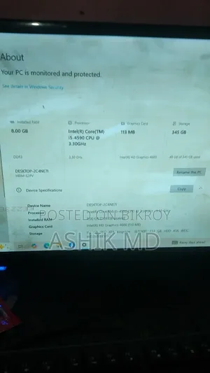 Desktop Computer Gigabyte GB-BNi7HG6-1060 8GB Intel Core I5 SSD 128GB