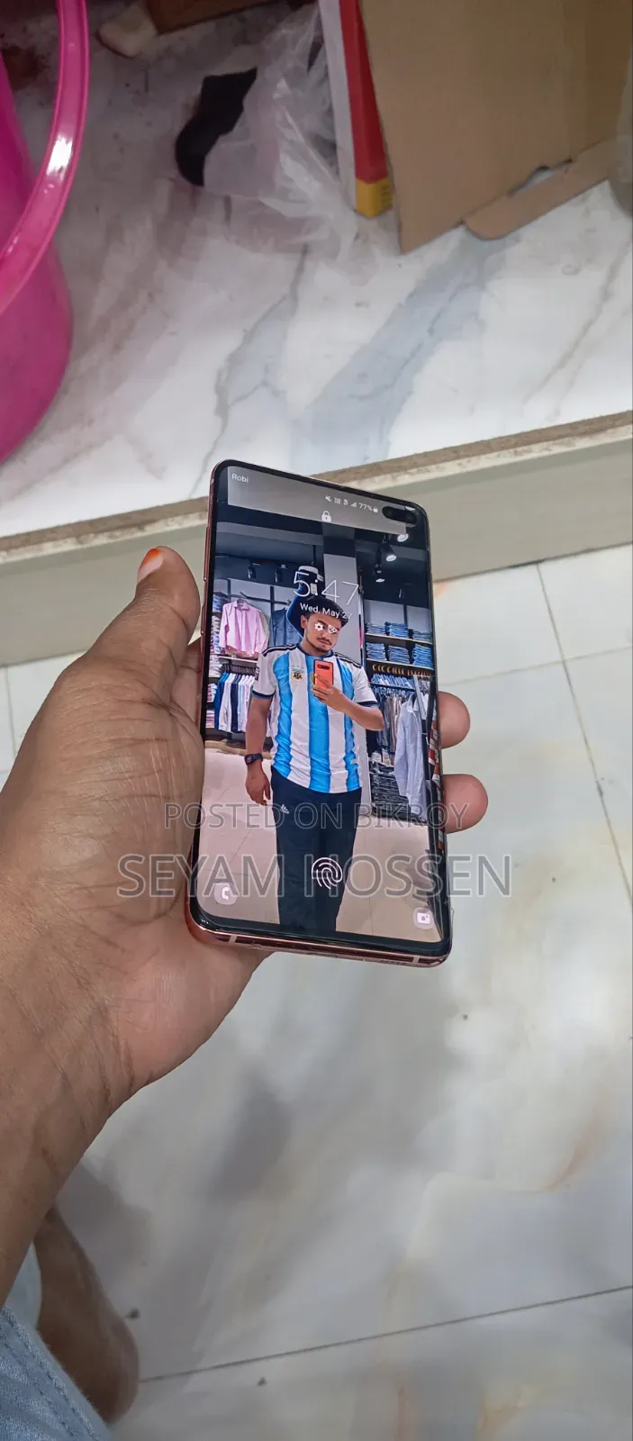 স্যামসাং গ্যালাক্সি এস১০ প্লাস ১২৮ জিবি কমলা