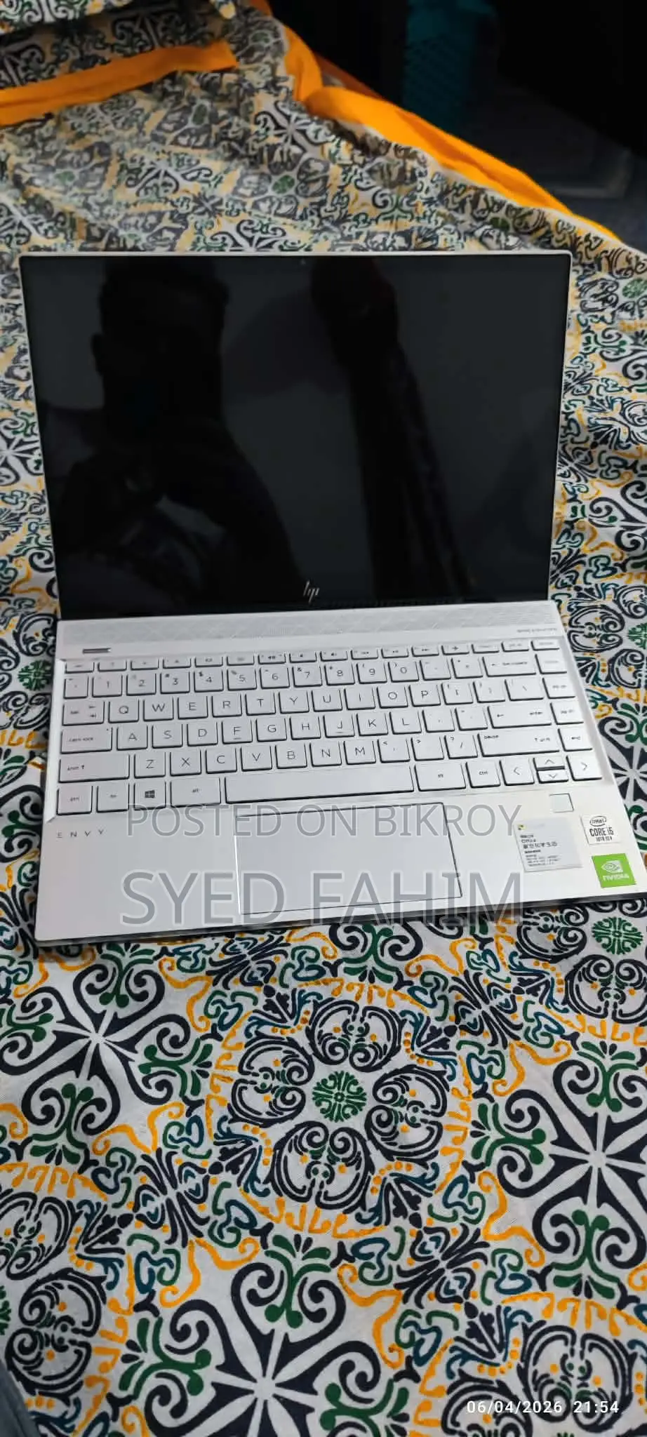 Laptop HP Envy Pro 8GB Intel Core I5 SSD 512GB