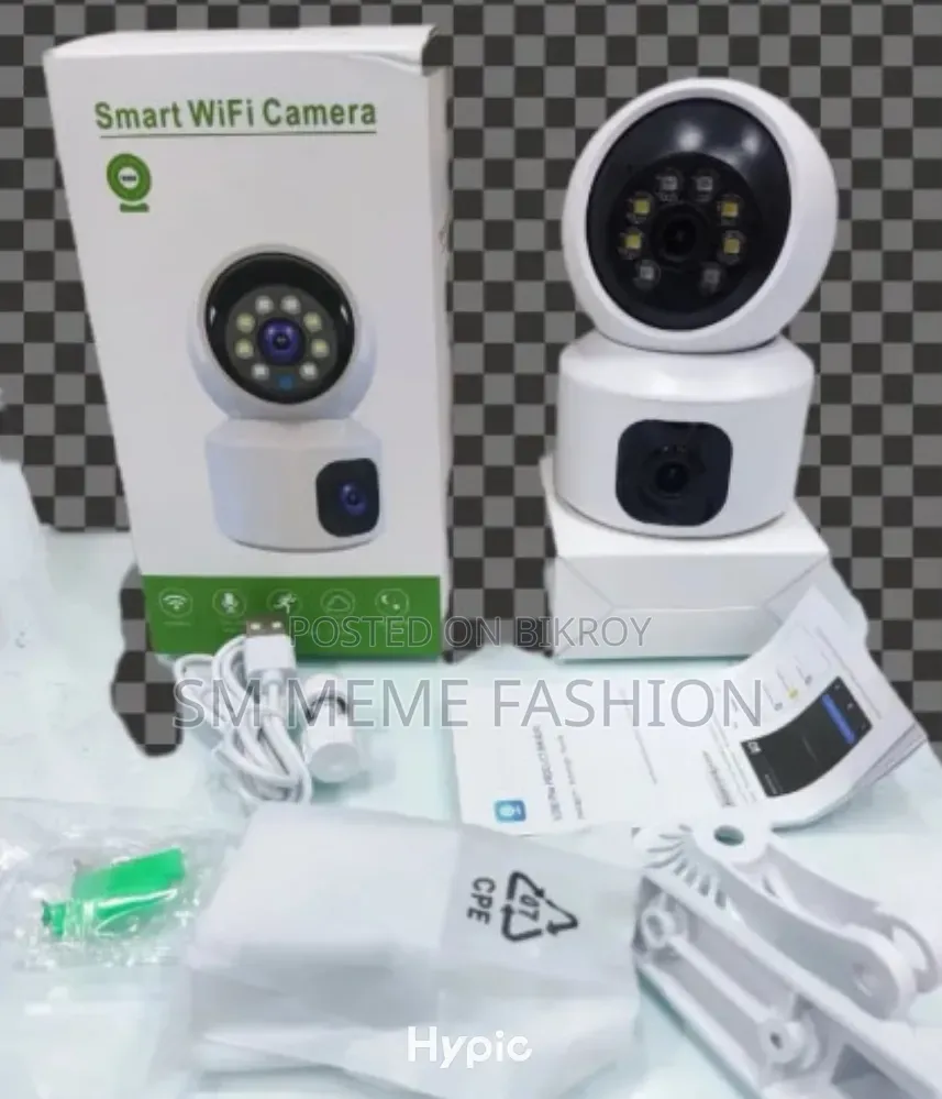 Dual Lens V380 Pro 4mp Wifi Ip Camera Sq01 1080p Hd Wireless 360