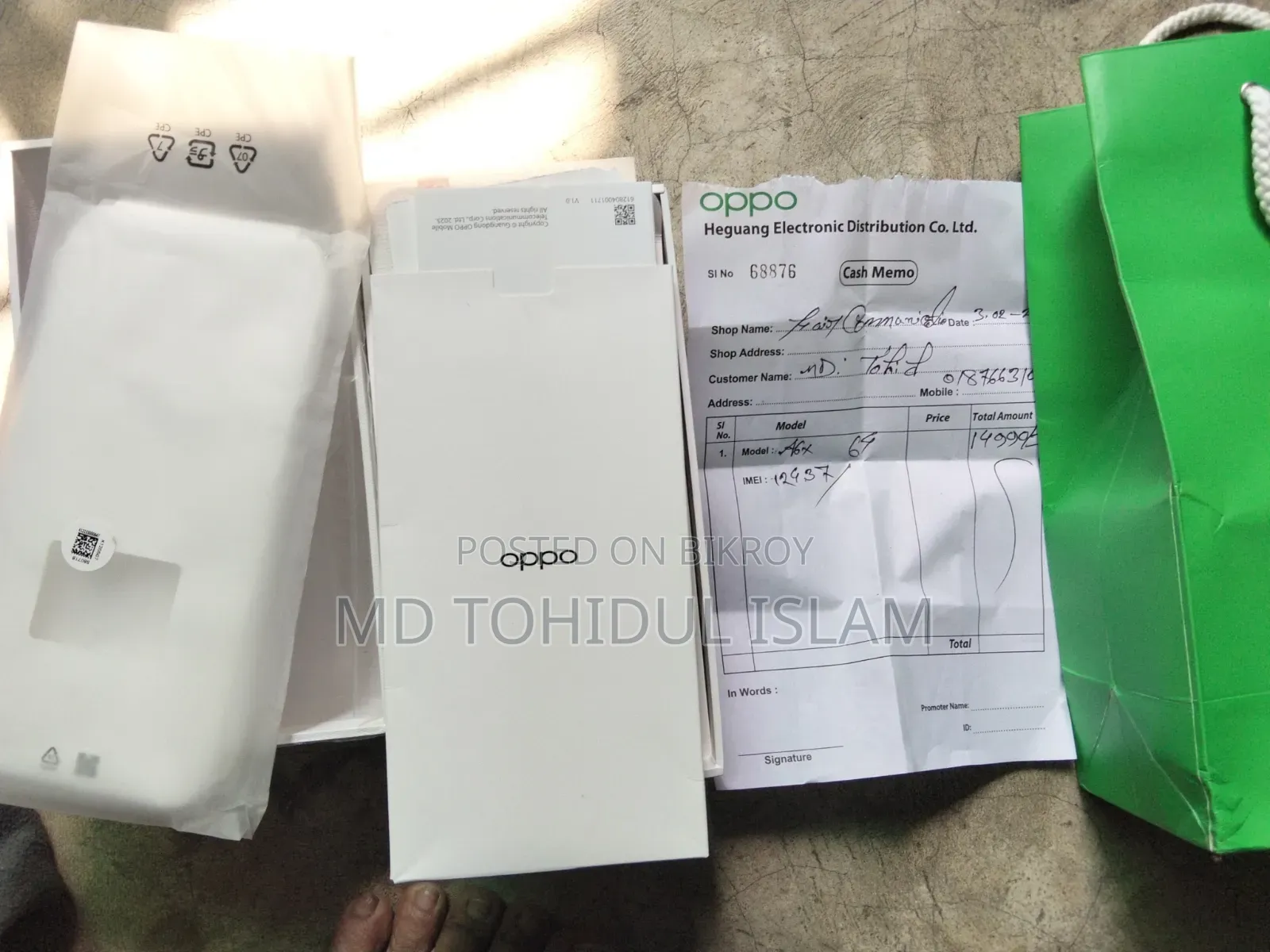 New Oppo A6x 64 GB Purple