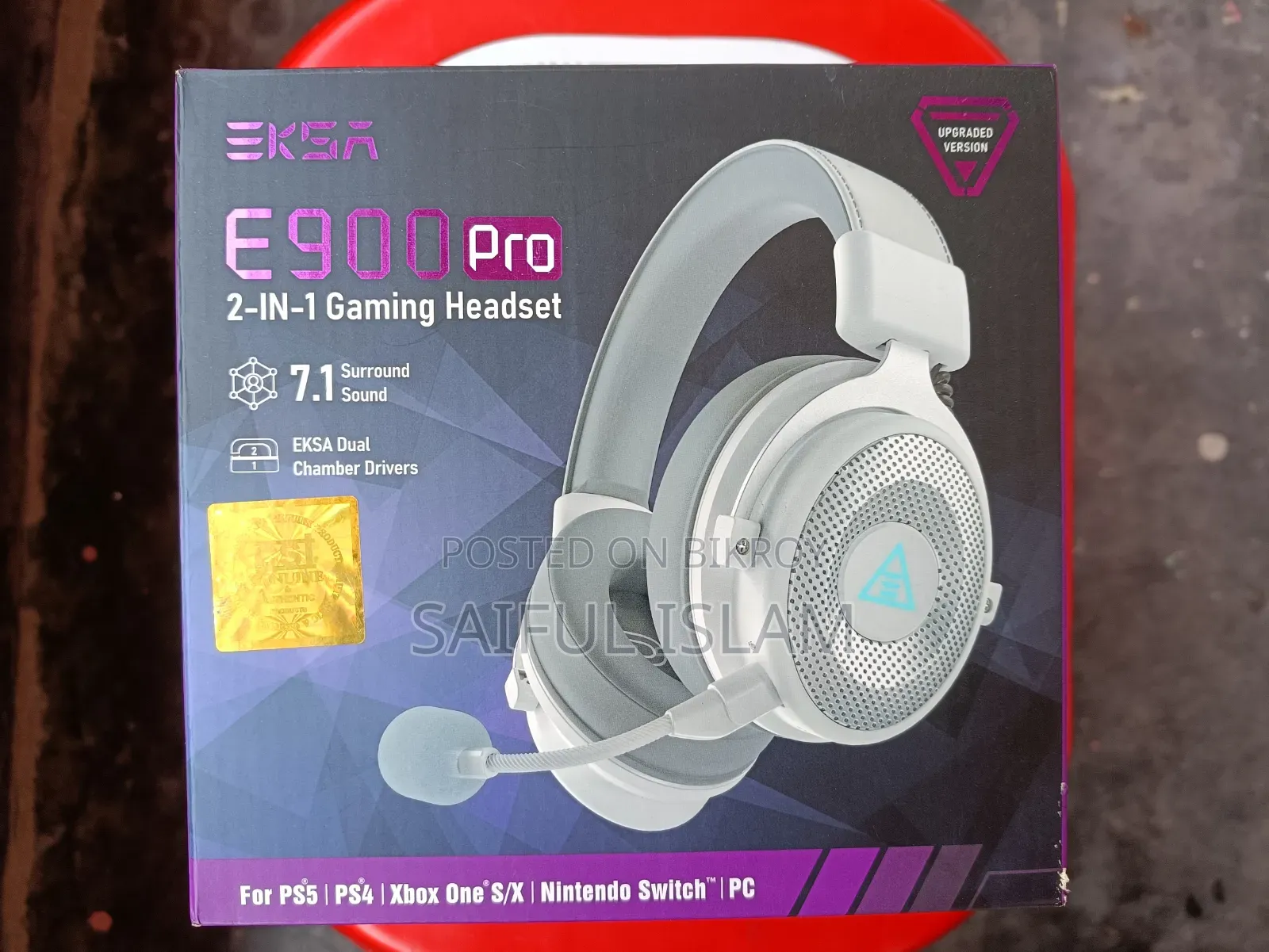 Eksa E900 Pro গেমিং হেডসেট