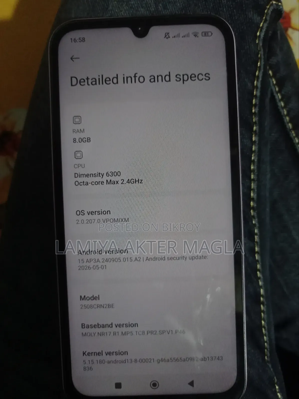 Xiaomi Redmi 15 5G 256 GB Purple