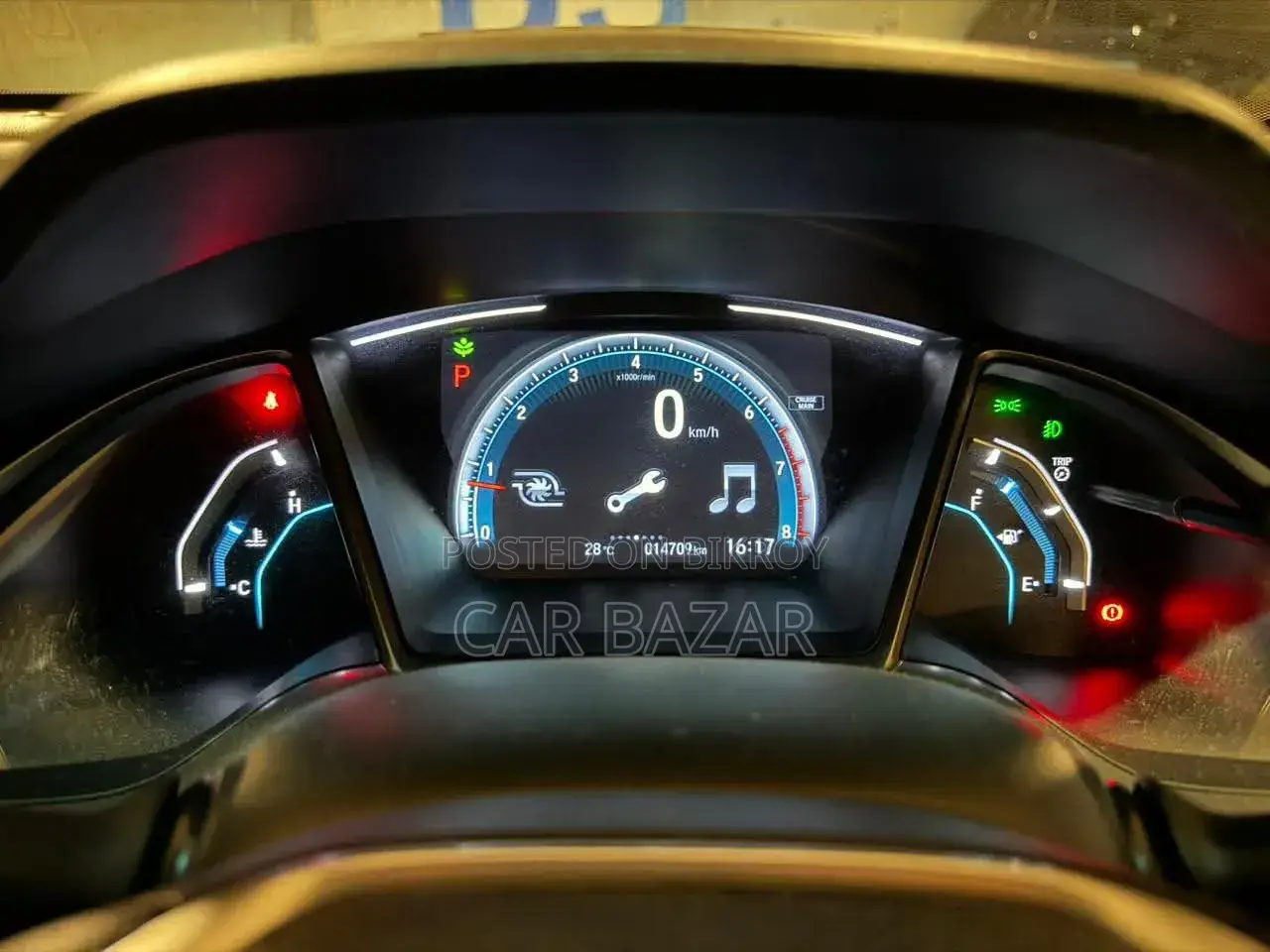 Honda Civic EX Sedan 2019 Blue