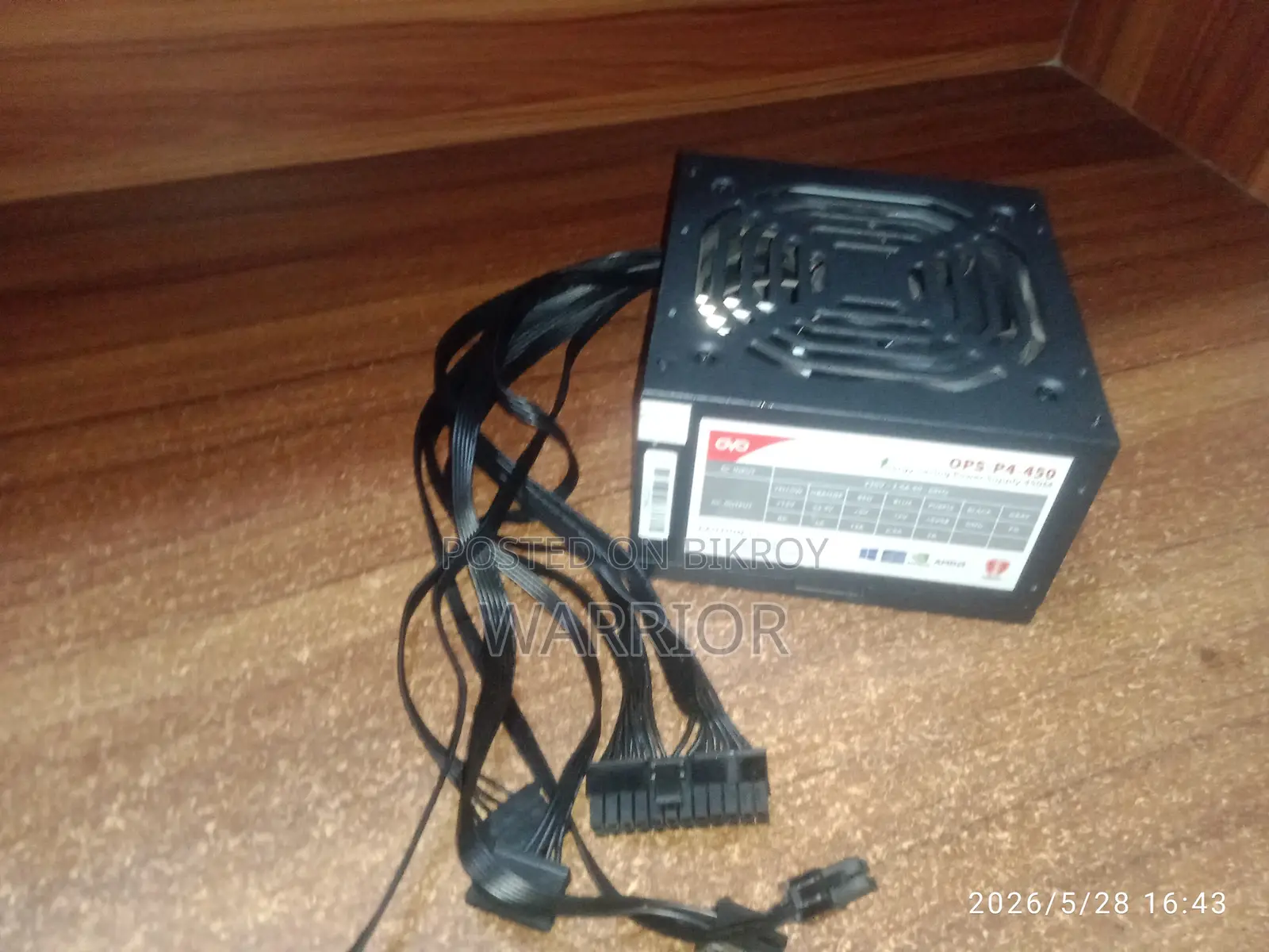 Ovo Lm 450w Big Cooling Fan Power Supply