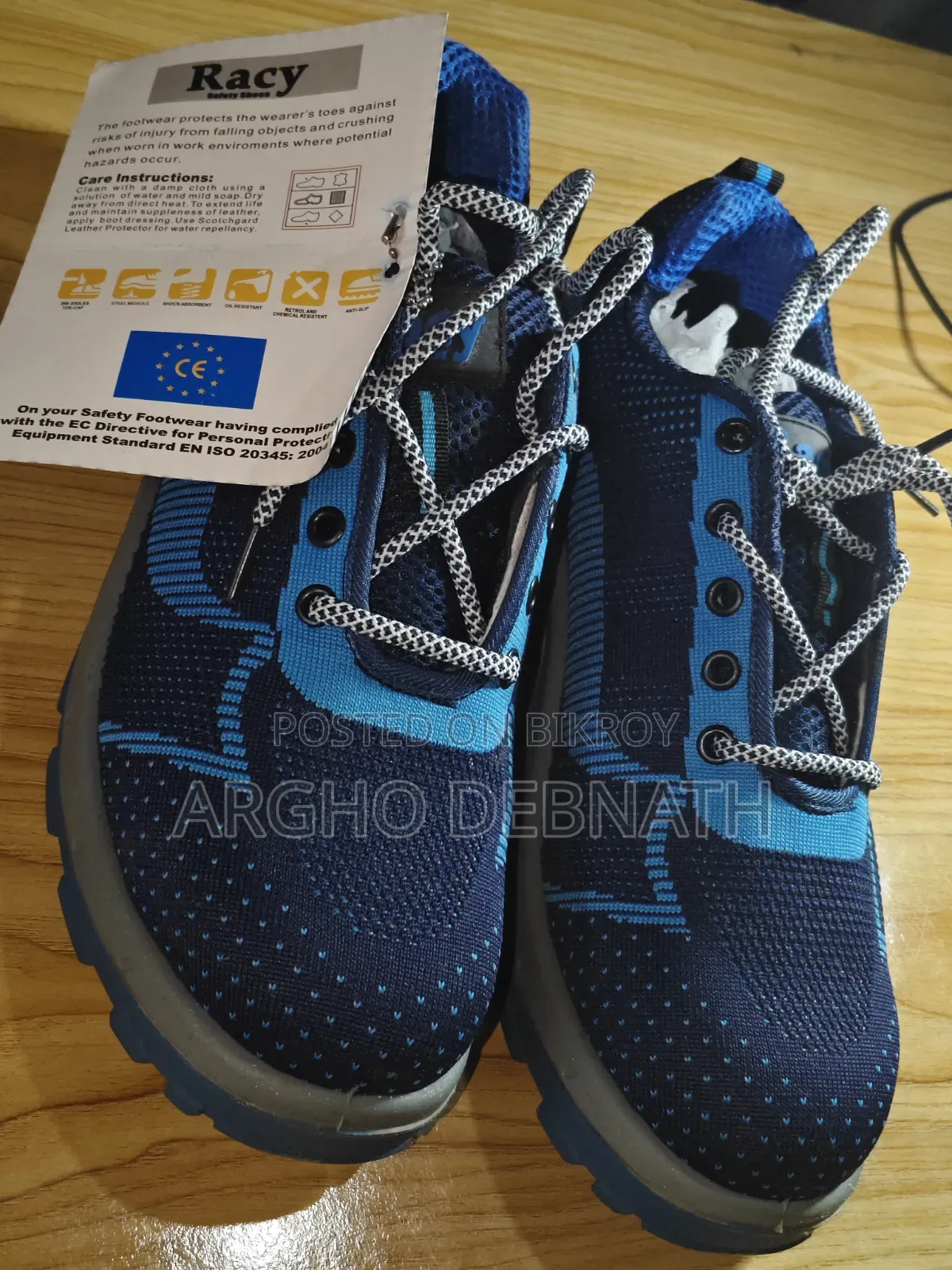Racy Safety Shoes Size 42 EU Certified (Brand New)