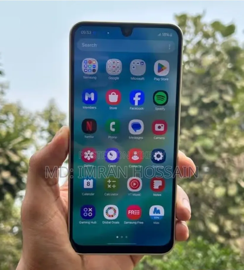 স্যামসাং গ্যালাক্সি এ১৬ ৫জি ১২৮ জিবি গোল্ড