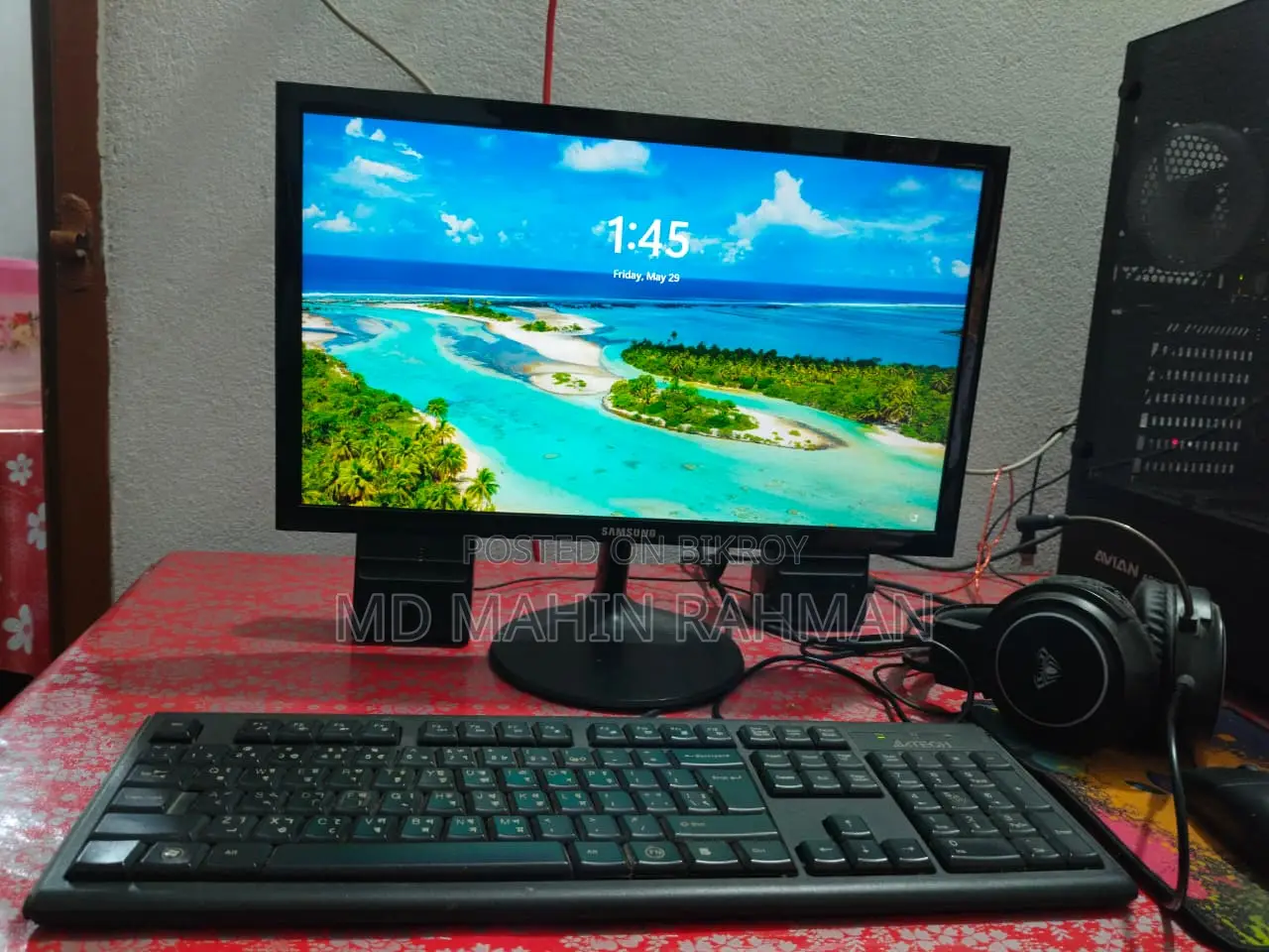 New Desktop Computer Gigabyte GB-BKi7HT2-7500 16GB AMD HDD+SSD 1T
