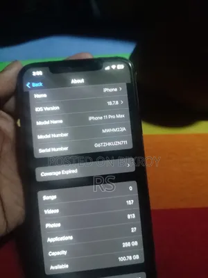 Apple iPhone 11 Pro Max 256 GB Black