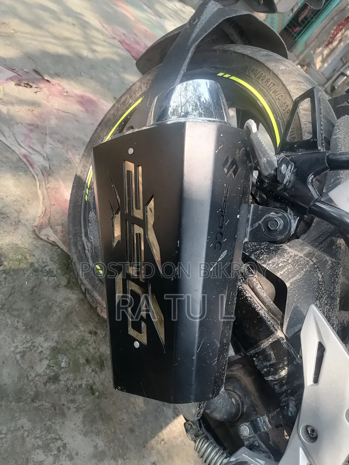 Suzuki Gixxer 250cc Silencer Guard.