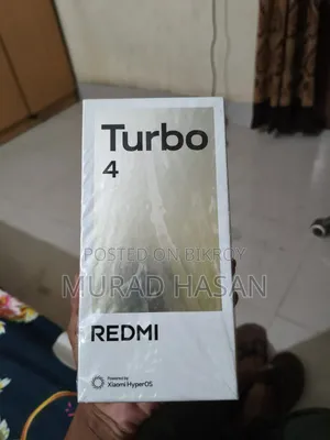শাওমি রেডমি টার্বো ৪ প্রো ২৫৬ জিবি ব্ল্যাক