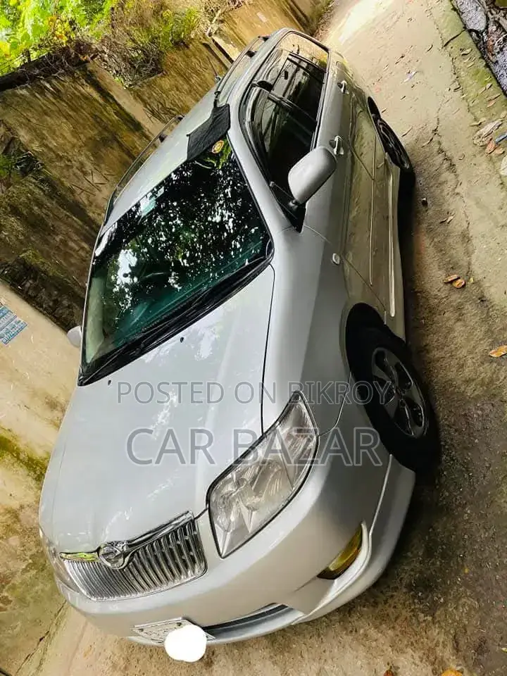টয়োটা করোলা ফিল্ডার ১.৫ পেট্রোল ফ্রন্ট হুইল ড্রাইভ ২০০৫ সিলভার
