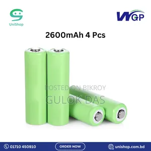 4 PCS Mini Battery, 2600 mAh Battery