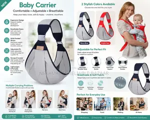 Premium Baby Carrier Bag | Adjustable Ergonomic Baby Sling Wrap
