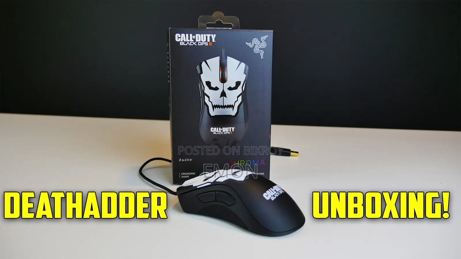 Razer Deathadder Chroma Call of Duty Black Ops Iii Gaming Mouse