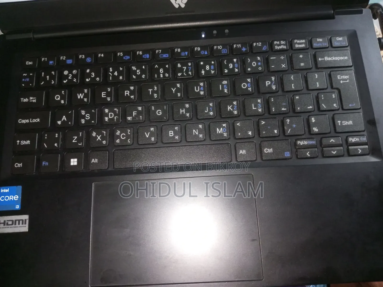 Laptop 8GB Intel Core I3 HDD+SSD 512GB