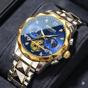 Binbond B1236 Brand Fashion Tourbillon Dial Quartz Watch Men’S