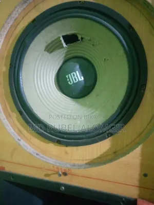 Two speakers, one 16-inch and one 12-inch