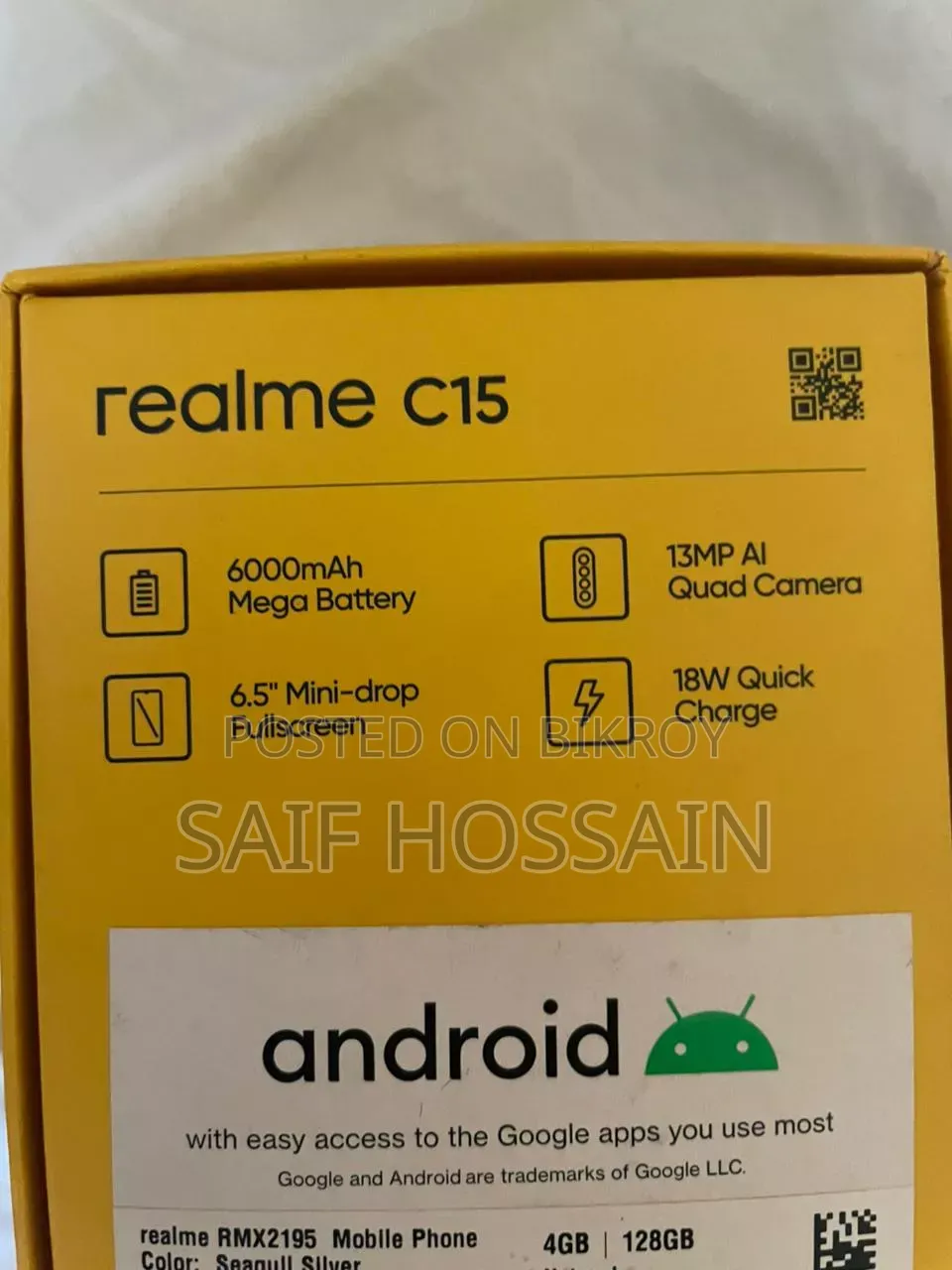 Realme C15 Qualcomm Edition 128 GB Gray