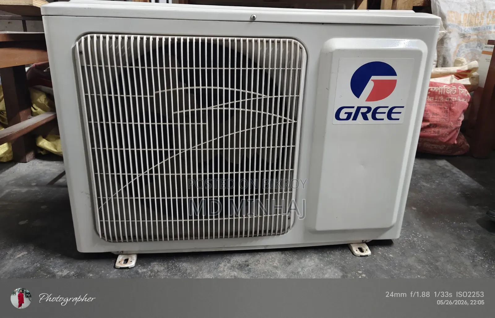 Gree Ac (Hot and Cool) 1.5ton