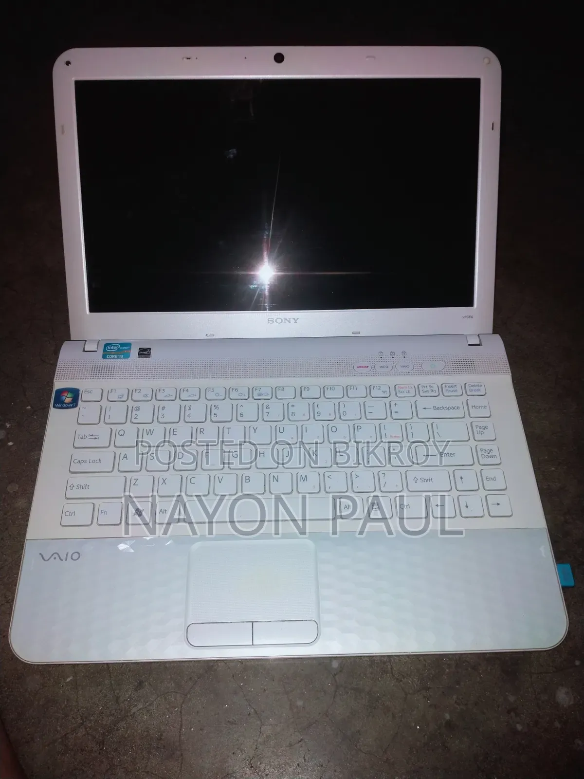 Laptop Sony VAIO E11125CN 4GB Intel Core I3 HDD+SSD 512GB