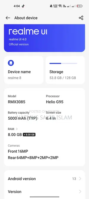 Realme 8 Pro 128 GB Black