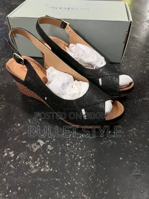 Female Shoe With 3 Inch Invisible Heel Full Leather Shoe.