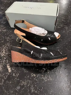 Female Shoe With 3 Inch Invisible Heel Full Leather Shoe.